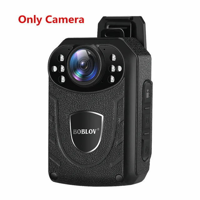 Boblov KJ21 Body-Worn Mini Camera 1296P HD DVR with IR Night Vision and 170° Wide Angle