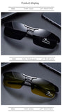 Cook Shark Aluminum-Magnesium HD Polarized Sunglasses for Men – UV400 Photochromic Driving Glasses thumbnail 19