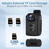 Boblov KJ21 Body-Worn Mini Camera 1296P HD DVR with IR Night Vision and 170° Wide Angle thumbnail 11