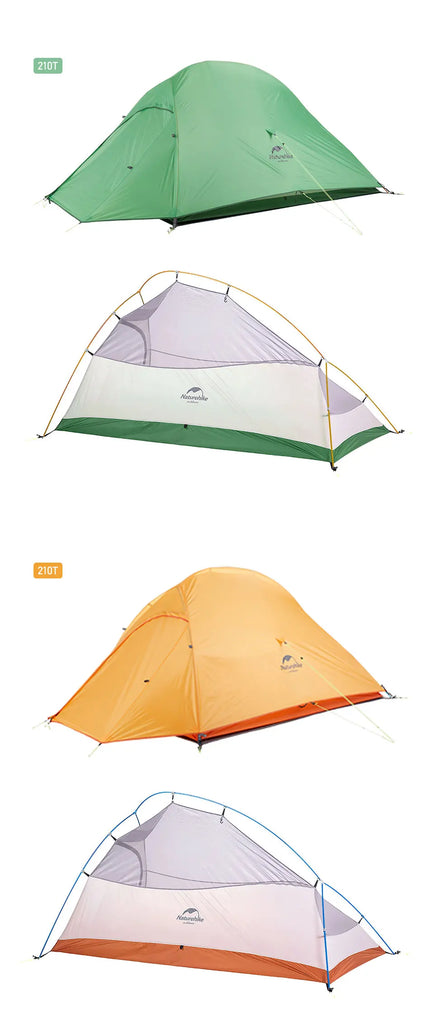 Naturehike Upgraded Cloud Up 3-Person Tent – Ultralight, Waterproof & Built for Every Adventure