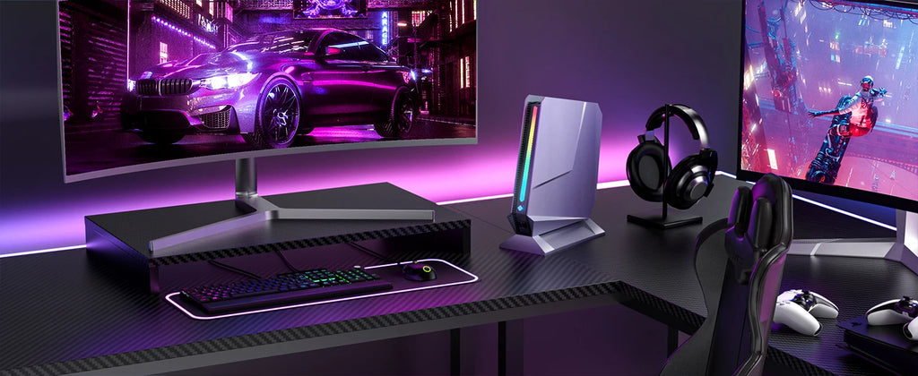 Desktop AI Office & Gaming Mini Computer Core i9-13900HX RTX4070 32GB DDR5 1TB PCIe4.0 Triple 4K Mini PC