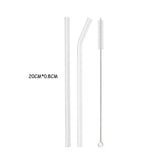 High Borosilicate Glass Straw Set – Reusable Eco-Friendly Drinking Straws with Cleaning Brush thumbnail 20