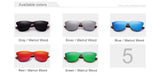 KINGSEVEN UV400 Polarized Walnut Wood Sunglasses Handmade Rectangle Outdoor Eyewear for Men and Women thumbnail 9