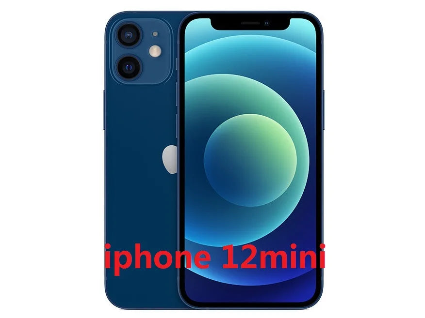 USED Original iPhone 12 Mini 5G Mobile Phone 4GB RAM 64/128/256GB iOS A14 5.4" Dual 12MP Camera