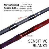 Goture Xceed 1.98–3.6m Fuji Guide Ring Carbon Spinning & Casting Fishing Rod (M/MH Power) – 4-Piece Travel Rod with Tube Bag thumbnail 13