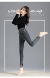 Thermal Fleece-Lined High-Waist Skinny Jeans for Women – Warm Stretch Winter Pencil Pants thumbnail 41