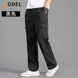Men’s Cotton Cargo Pants – Loose Fit Work & Casual Joggers up to 6XL thumbnail 29