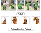 T-Rex Inflatable Dinosaur Costume – Kids & Adults Tyrannosaurus Fancy Dress thumbnail 12