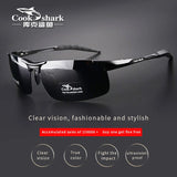 Cook Shark Aluminum-Magnesium HD Polarized Sunglasses for Men – UV400 Photochromic Driving Glasses thumbnail 26