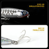 BLUX RIPPLE 87 Topwater Pencil Lure – 87mm 9g “Walk the Dog” Hard Bait for Bass & Saltwater Fishing thumbnail 4