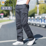 Men’s Cotton Cargo Pants – Loose Fit Work & Casual Joggers up to 6XL thumbnail 28