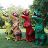 T-Rex Inflatable Dinosaur Costume – Kids & Adults Tyrannosaurus Fancy Dress thumbnail 2