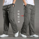 Men’s Cotton Cargo Pants – Loose Fit Work & Casual Joggers up to 6XL thumbnail 25
