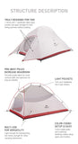 Naturehike Upgraded Cloud Up 3-Person Tent – Ultralight, Waterproof & Built for Every Adventure thumbnail 8