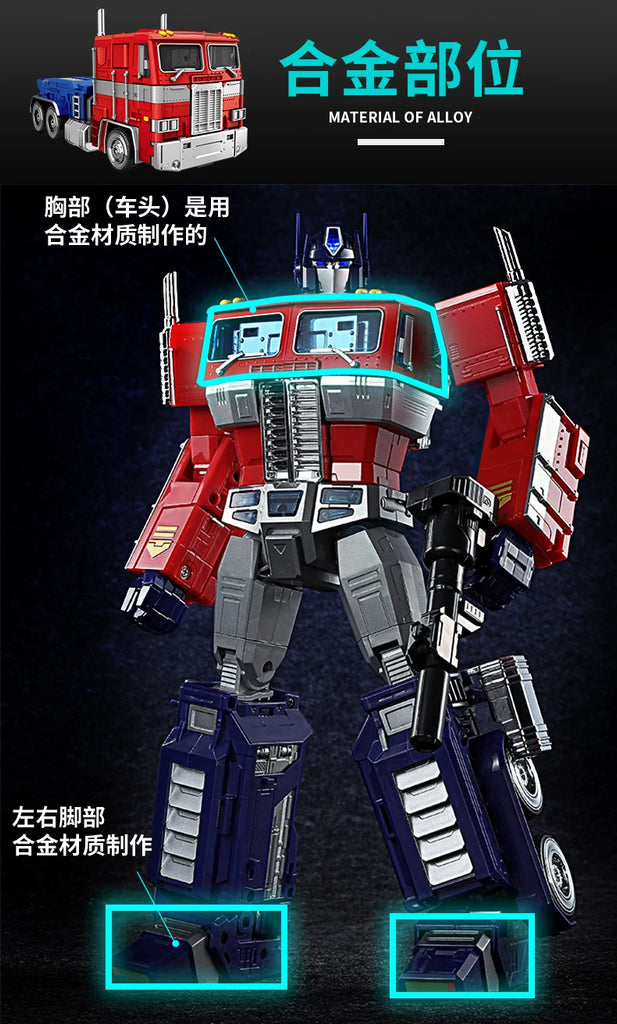 32cm Alloy Optimus Prime Transformation Robot Action Figure – Collectible Model Toy