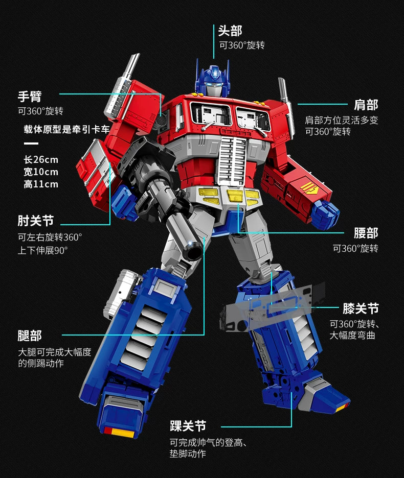 32cm Alloy Optimus Prime Transformation Robot Action Figure – Collectible Model Toy