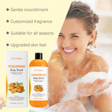 OceAura Persimmon Body Wash 100ml – Deodorizing, Oil Control & Exfoliating Shower Gel thumbnail 14