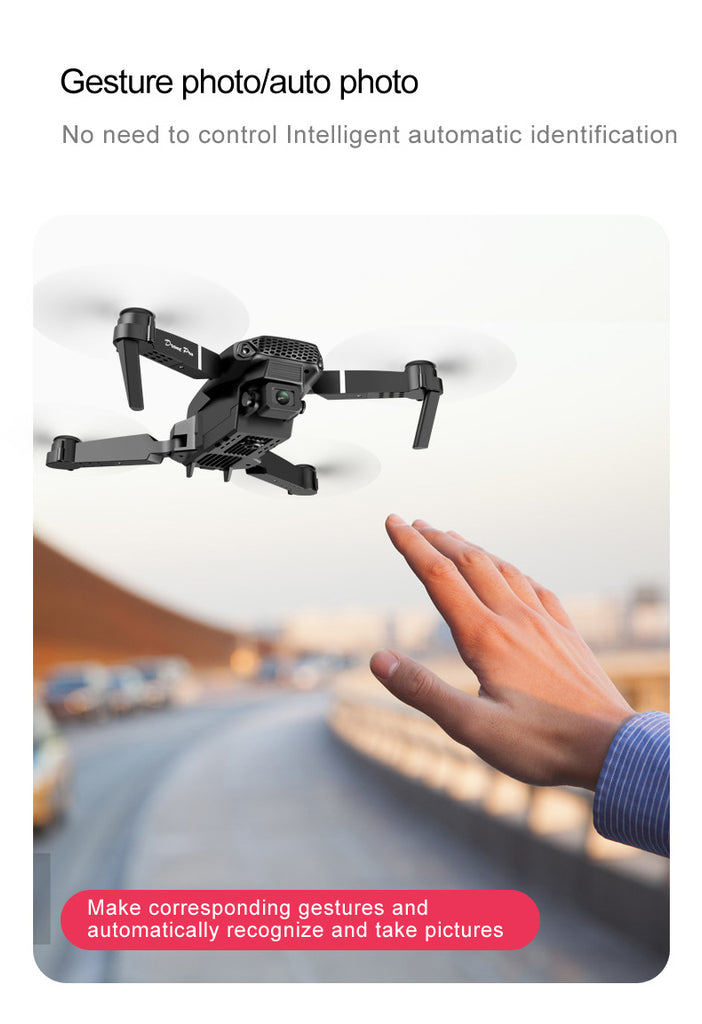 E88 Pro Drone 4K Dual Camera Foldable RC Quadcopter with WiFi FPV & Trajectory Flight