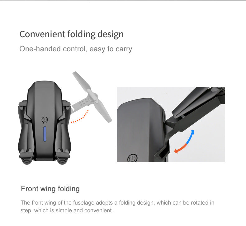 E88 Pro Drone 4K Dual Camera Foldable RC Quadcopter with WiFi FPV & Trajectory Flight