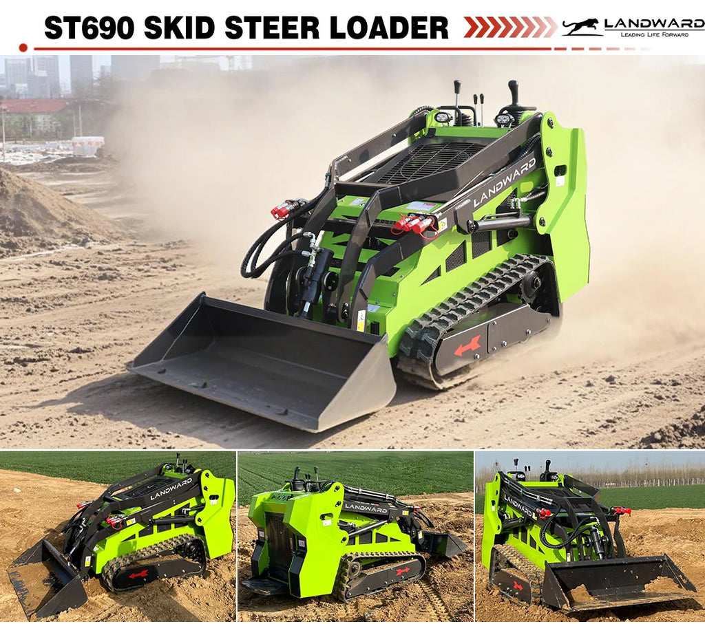 Crawler Skid Steer Loader – Multifunctional Compact Track Loader, Front-End Loader, Customized Chinese Skid Steer