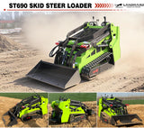 Crawler Skid Steer Loader – Multifunctional Compact Track Loader, Front-End Loader, Customized Chinese Skid Steer thumbnail 24