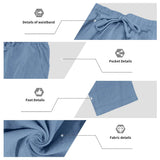 Men's 16-Color Breathable Linen Yoga Pants Loose Casual Sportswear for Spring/Summer thumbnail 29
