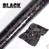 300cm High Gloss Forged Carbon Fiber Vinyl Wrap Film – Black, Gold, Silver, Red – 30/50cm Width PVC Car Hood Adhesive Sticker thumbnail 25