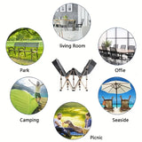 75 Inch Outdoor Folding Bed – Heavy-Duty Portable Camping & Guest Bed thumbnail 6