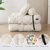 Vacuum Compression Foldable Fabric Sofa Bed – Nordic Modular Corner Couch thumbnail 7