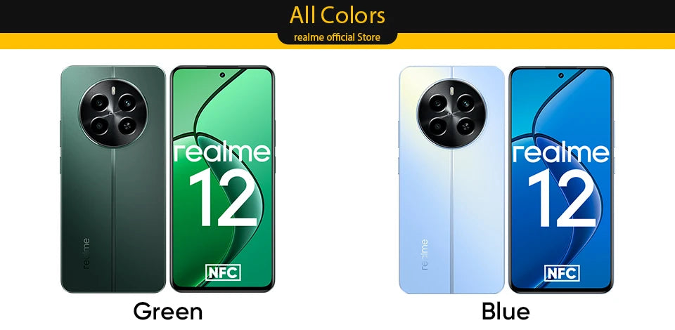 realme 12 4G Smartphone 50MP Sony OIS Camera Snapdragon 685 6.67" 120Hz AMOLED 67W Charge NFC