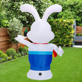 6ft LED Inflatable Easter Bunny with Eggs – Luminous Garden Decoration thumbnail 5