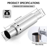 Outdoor Fire Wood Stove Chimney Pipe – Portable Stainless Steel Stove Accessory for Camping & Home Use thumbnail 5