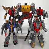 5-in-1 Dinoking Volcanicus Grimlock & Dinobots Transforming Robot Action Figures thumbnail 3