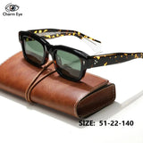 SJEFF Luxury Acetate Square Sunglasses UV400 Polarized Prescription Ready – Unisex Fashion Designer Eyewear thumbnail 2