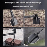 1pc Outdoor Small Foldable Camping Shovel – Multifunctional Hiking & Entrenching Tool thumbnail 5