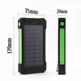 200,000mAh Solar Power Bank – Heavy-Duty Outdoor Backup Charger with Dual USB, LED Flashlight & Compass thumbnail 13