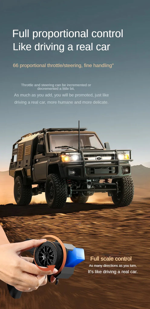 ZWN MN82 / MN82S LC79 1:12 Scale 4WD RC Pickup Truck – Full Scale Off-Road Climbing Remote Control Car