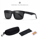 KDEAM Polarized Sunglasses – Unisex Square Frame UV400 Outdoor Eyewear (Red Mirror Lens, Model KD332) thumbnail 64