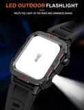 LAXASFIT Q11 Men’s Smart Watch with LED Flashlight, Fitness & Health Monitoring thumbnail 15