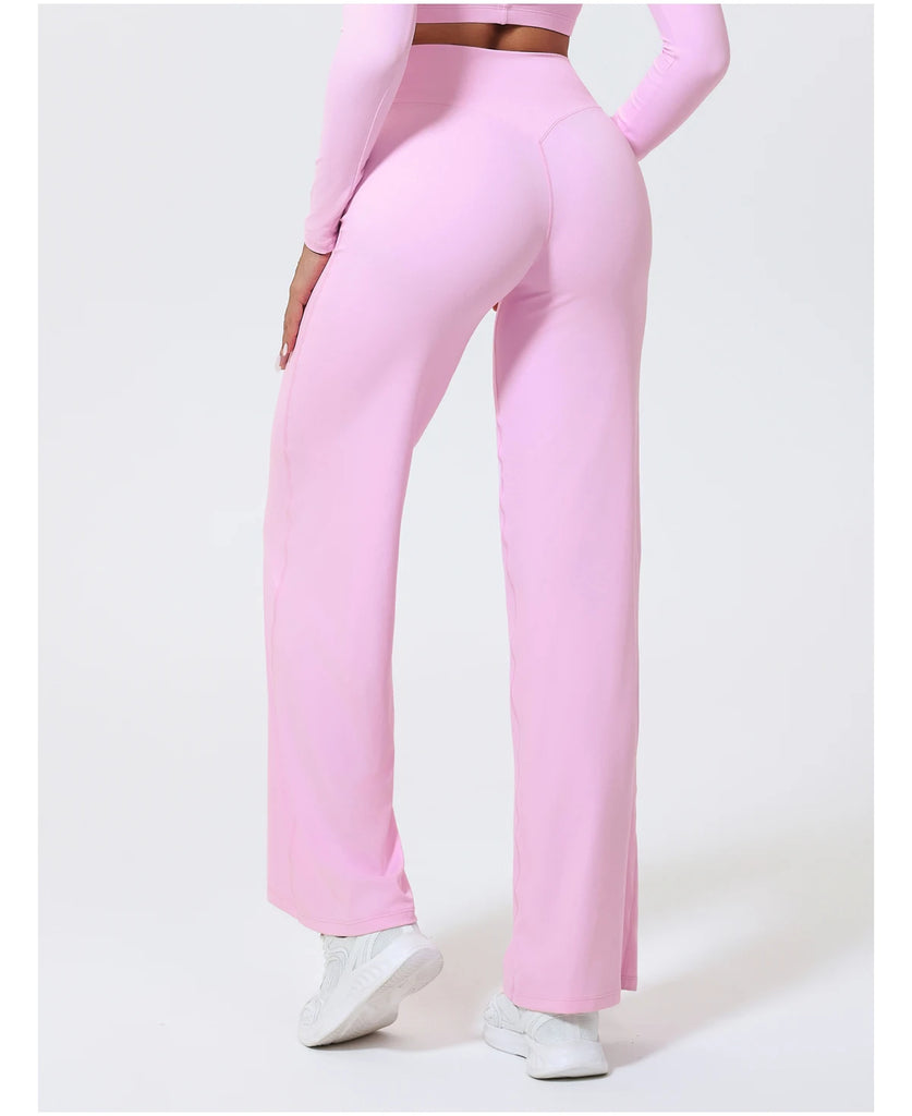 Hearuisavy Women Straight-Leg Sports Pants Yoga & Fitness Leggings