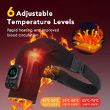 Wireless Shoulder Heating Pad With Massage 6 Temperature Levels App Control 5000mAh Battery AMH02 thumbnail 3
