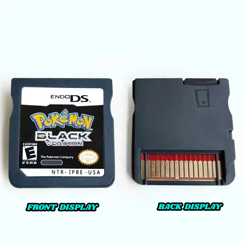 Pokemon Black & White 1+2 Combined Card for DS/NDS/3DS with Box Cassette