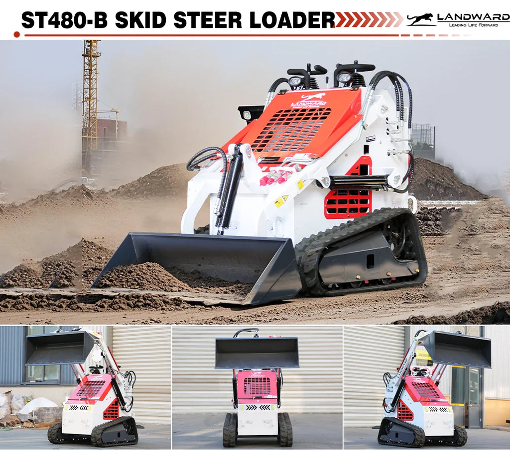 Crawler Skid Steer Loader – Multifunctional Compact Track Loader, Front-End Loader, Customized Chinese Skid Steer