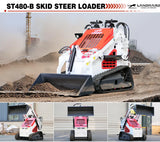 Crawler Skid Steer Loader – Multifunctional Compact Track Loader, Front-End Loader, Customized Chinese Skid Steer thumbnail 17