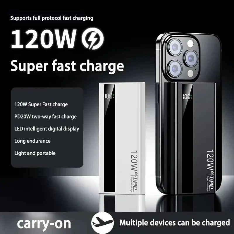 Xiaomi 120W 200000mAh Power Bank – Super Fast Charging Portable Battery Charger