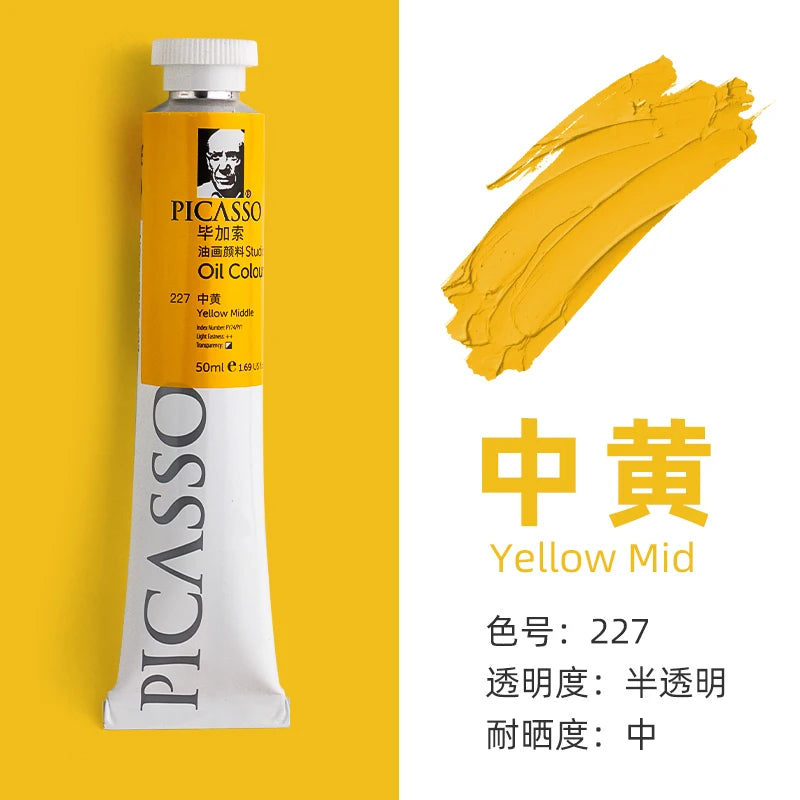 170ml Phoenix Large Tube Oil Paint – Non-Toxic, High Tint Strength, Mixable Artist Paint for Canvas & DIY Art