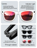 GUHUAVMI Smart Glasses for Men – 8MP Camera | WiFi | Bluetooth | AI Features | IP65 Waterproof thumbnail 10
