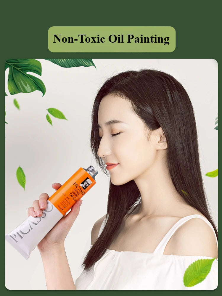 170ml Phoenix Large Tube Oil Paint – Non-Toxic, High Tint Strength, Mixable Artist Paint for Canvas & DIY Art