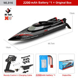 WL916 / WL912-A RC Speedboat 2.4GHz High-Speed Remote Control Racing Boat for Kids thumbnail 42