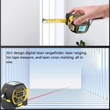 3-in-1 Digital Laser Rangefinder with 5M Tape Measure & LCD Display – 40m/60m Distance Measuring Tool thumbnail 13
